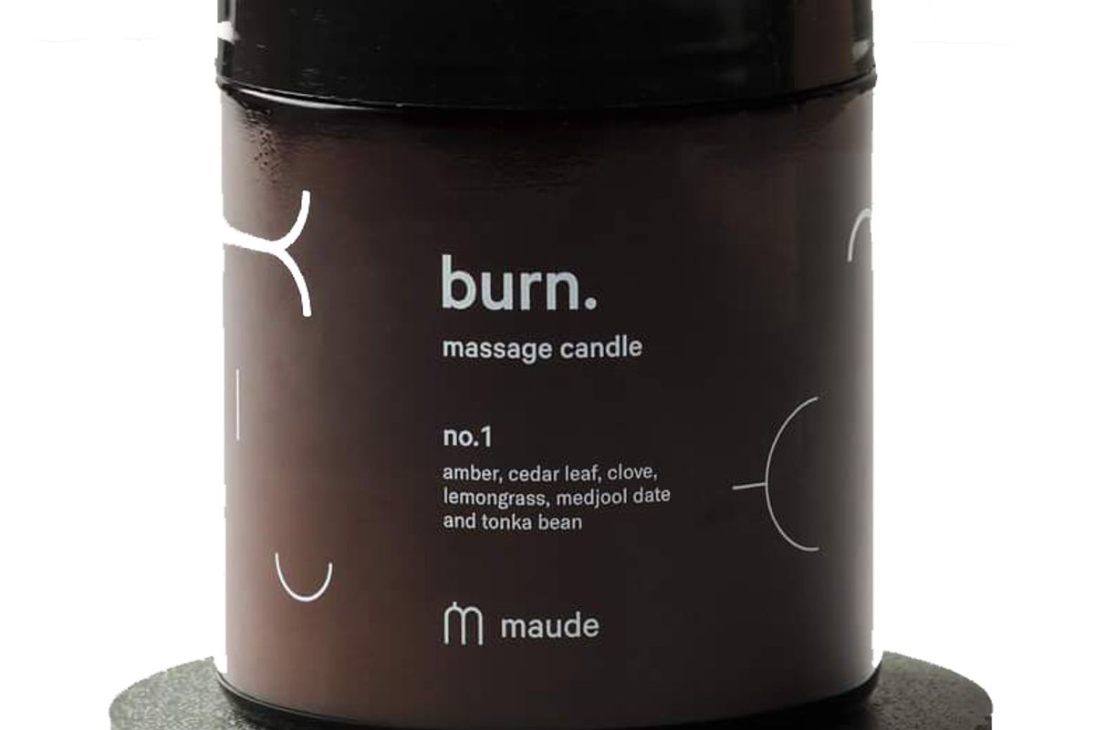 maude burn massage candle
