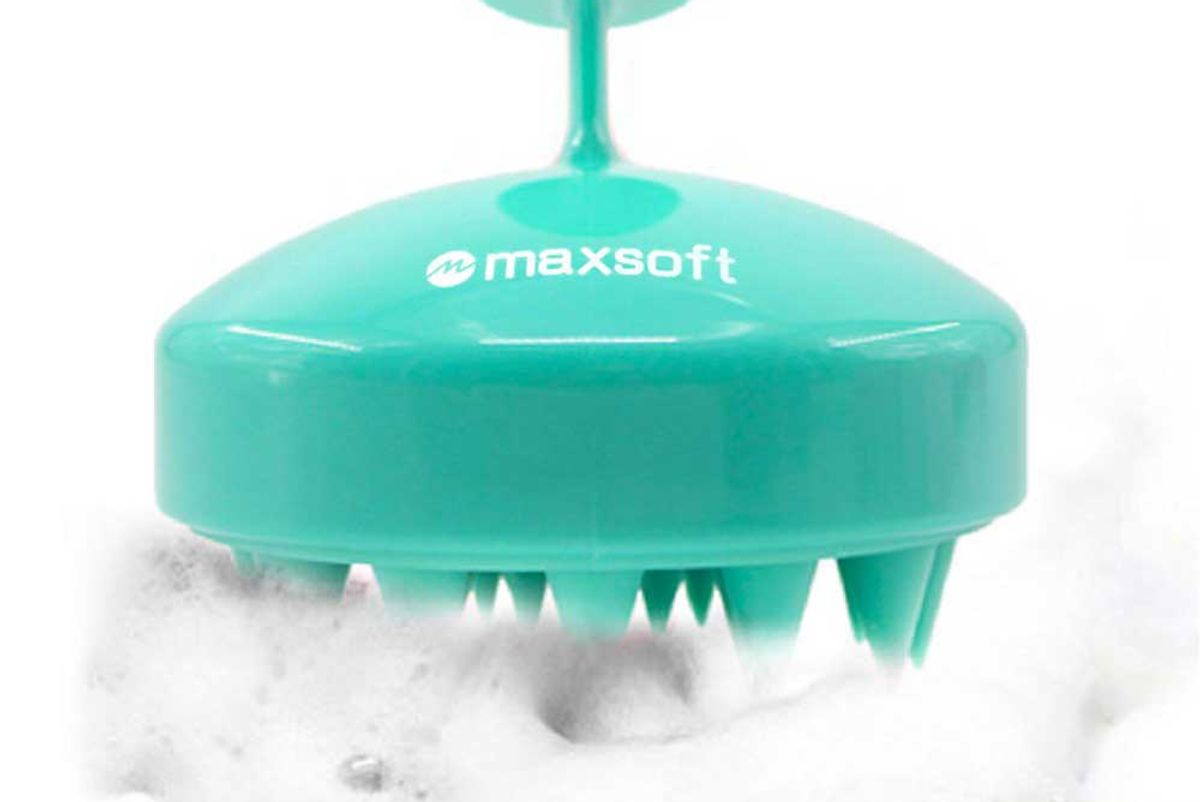maxsoft hair scalp massager shampoo brush