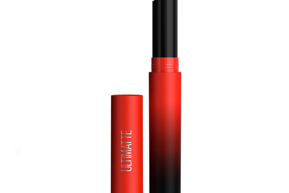 maybelline color sensational ultimatte slim lipstick in more scarlet