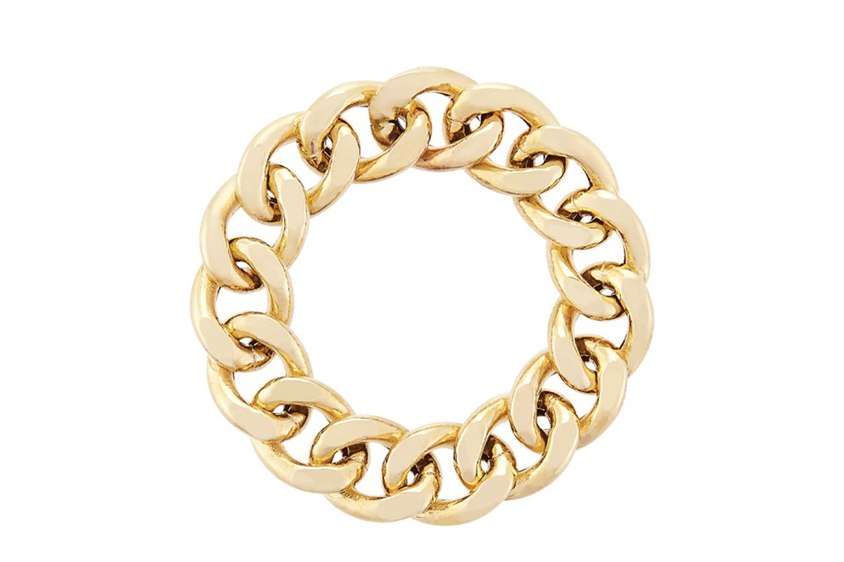 mejuri bold chain ring