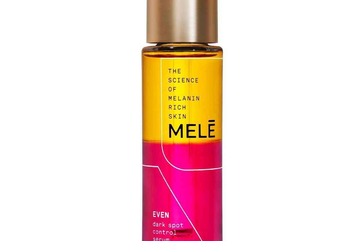 mele even dark spot control facial serum