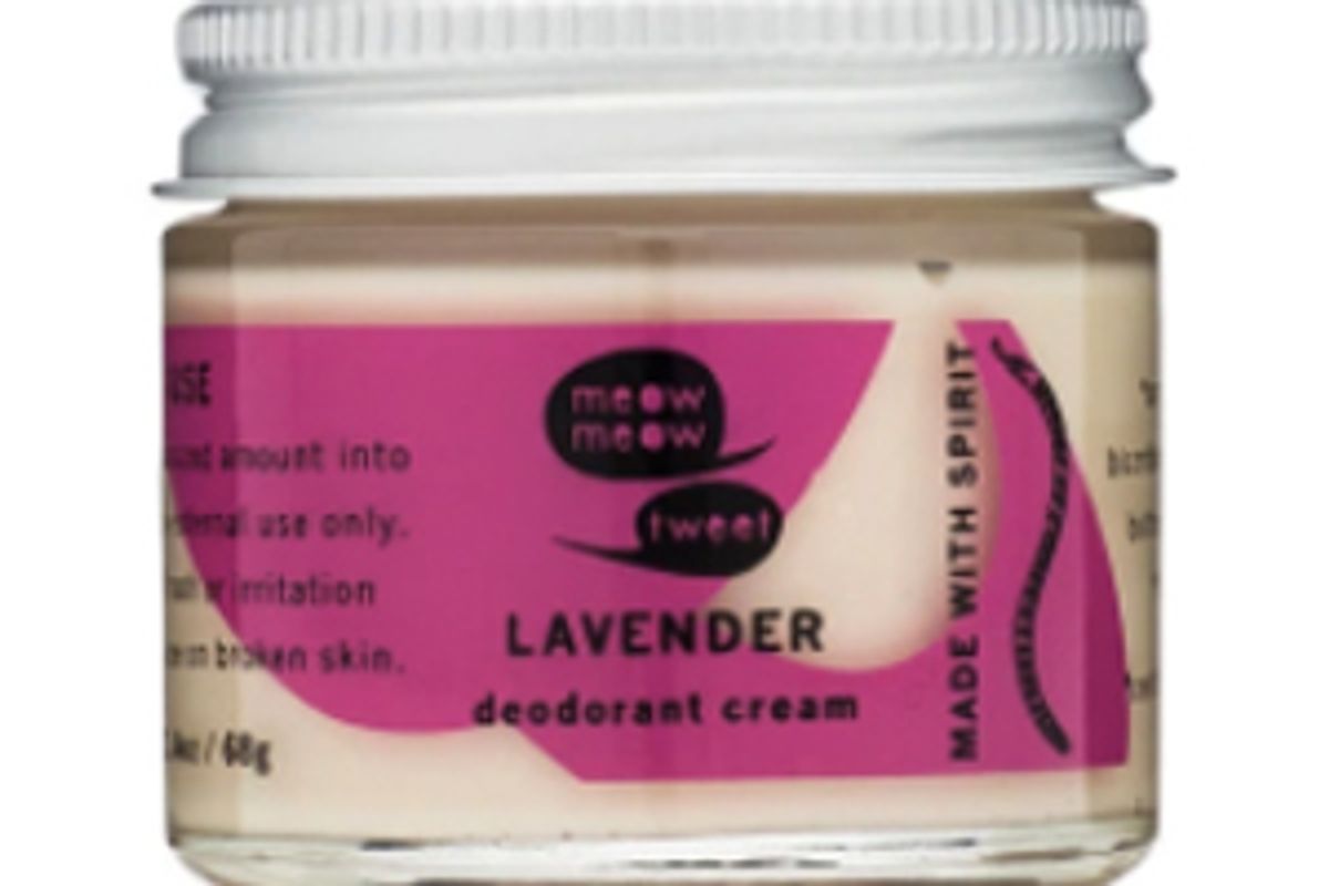 meow meow tweet deodorant cream