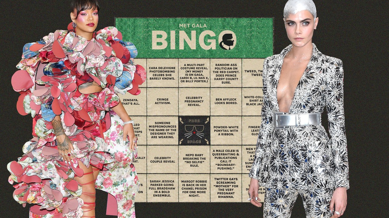 Met Gala Bingo by Coveteur