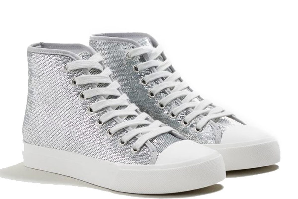 Metallic Sequins Sneakers