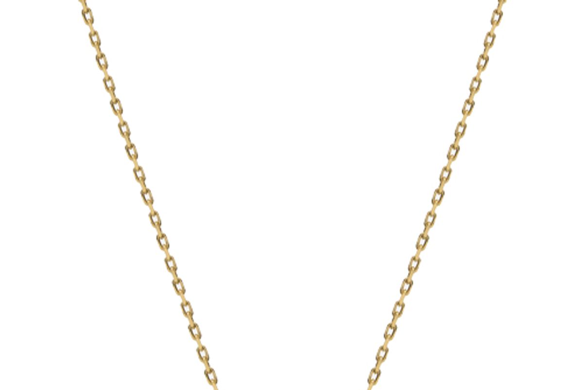 miansai pillar necklace 14k gold pave