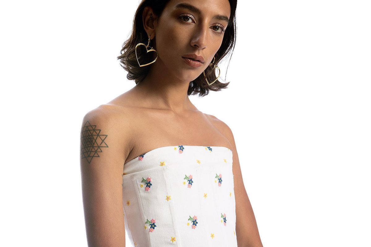 Embroidered Floral Lucy Corset