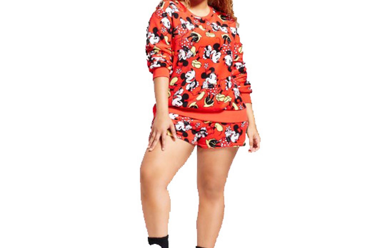 Plus Size Mickey/Minnie 3pc Pajama Set