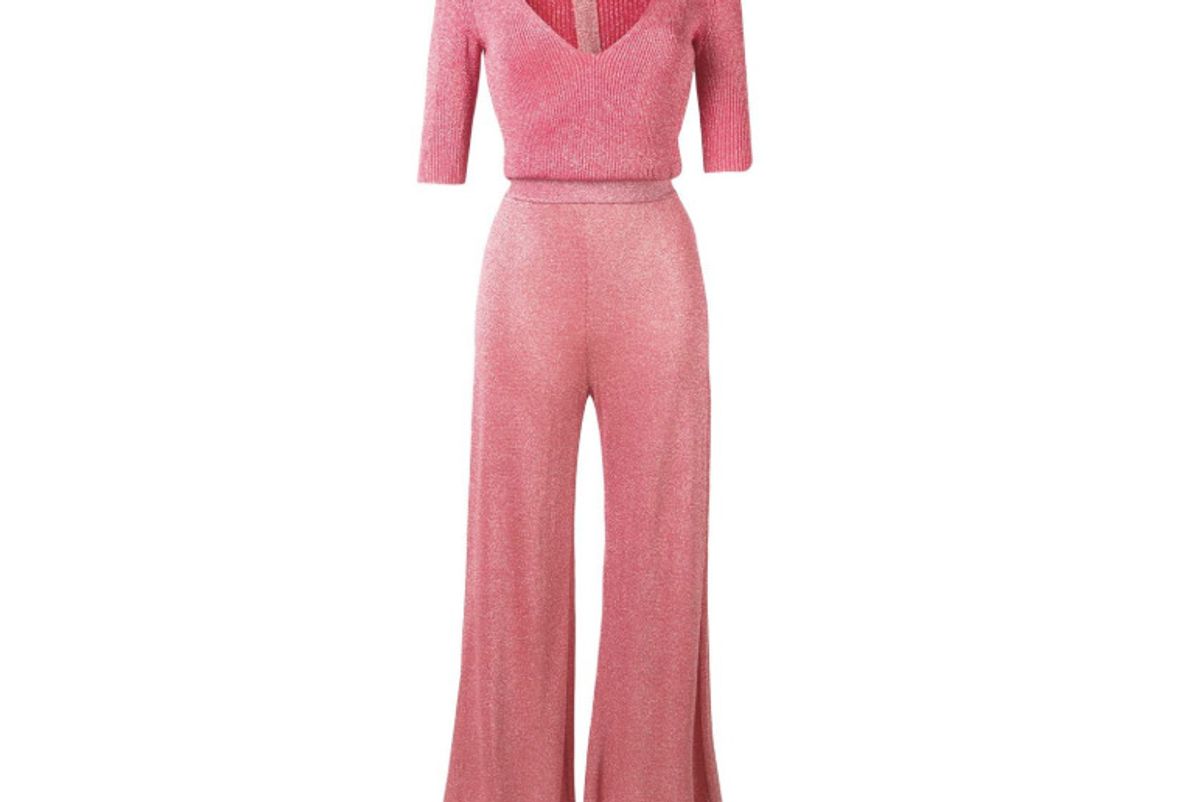 missoni shimmer knit jumpsuit