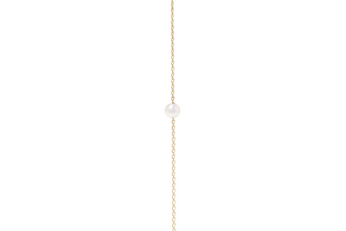 14-Karat Gold Pearl Earring