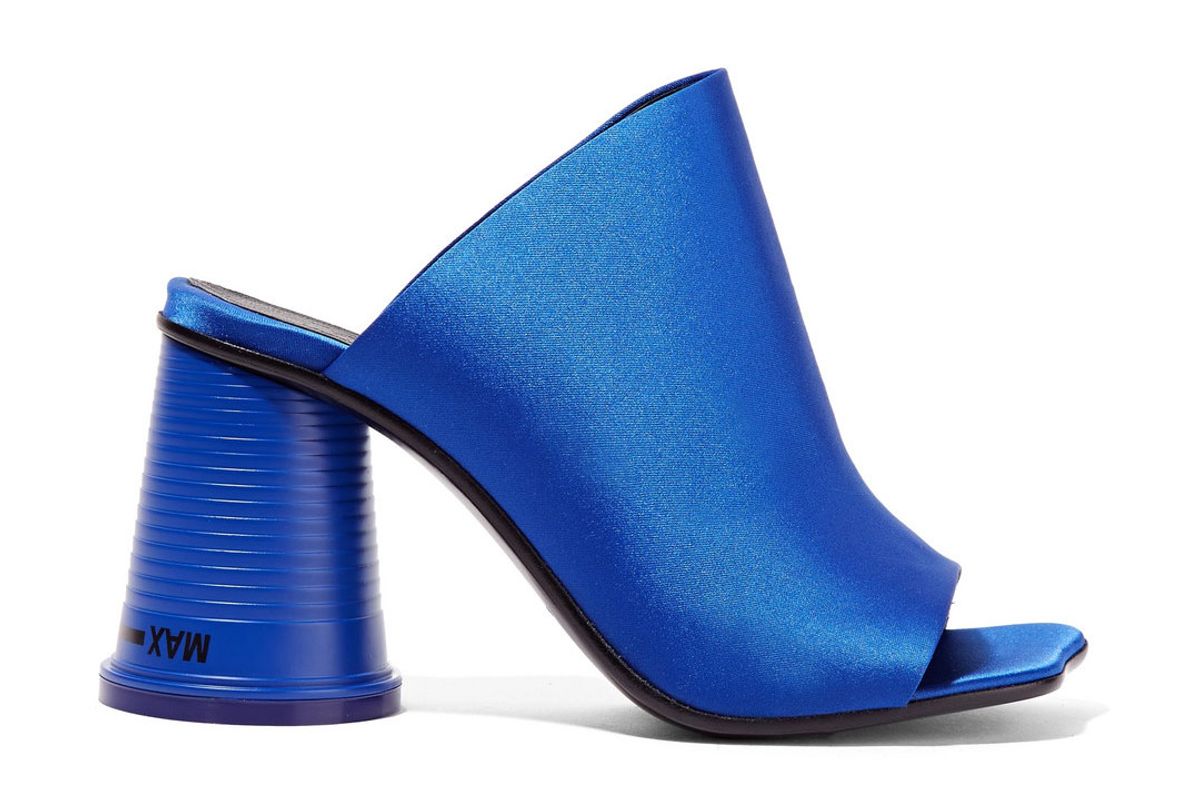 mm6 maison margiela satin mules