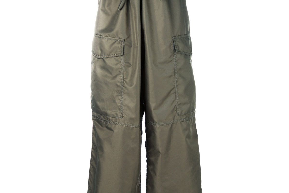 Wide Leg Cargo Trousers