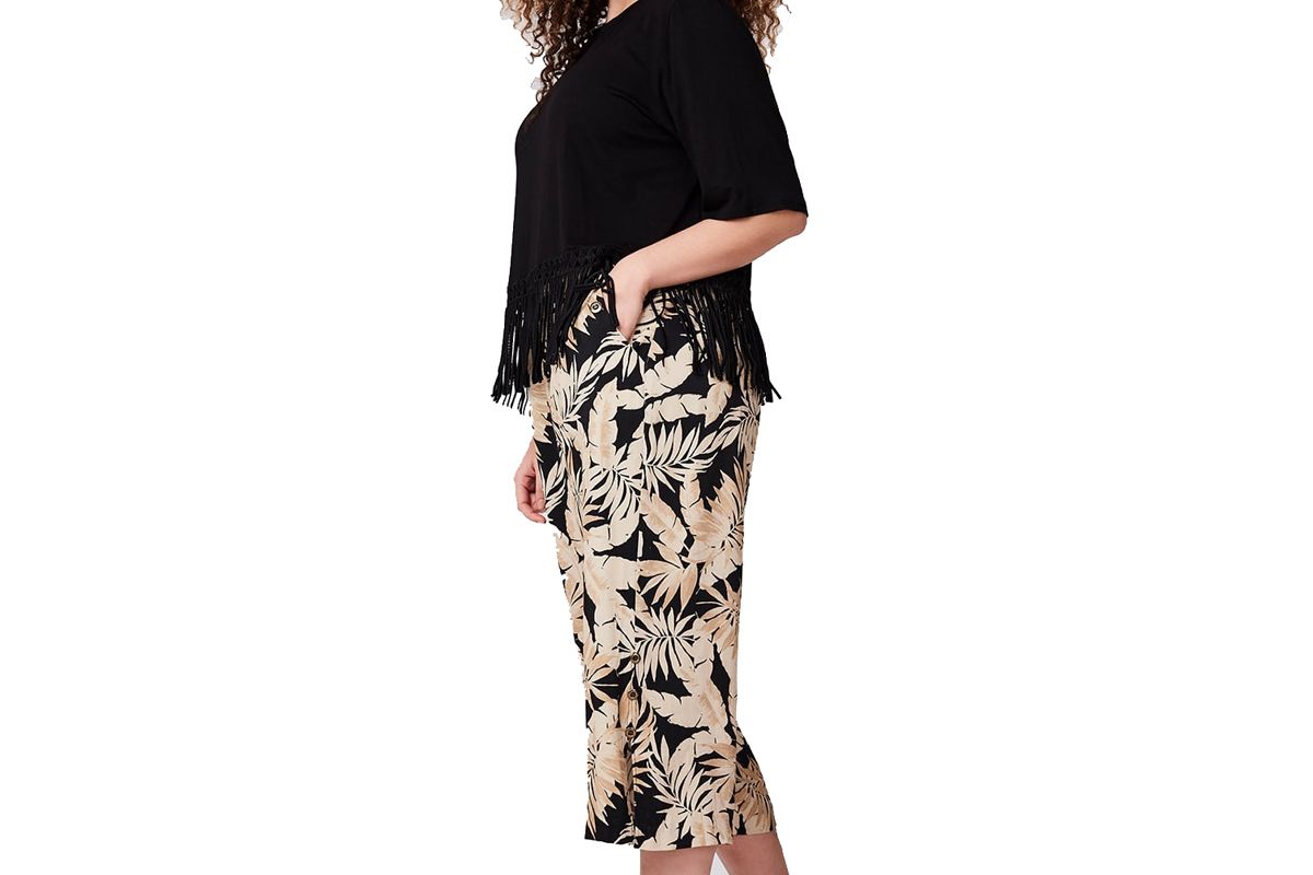 Tropical Print Culottes