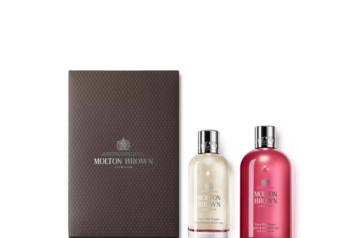 molton brown fiery pink pepper body luxuries set