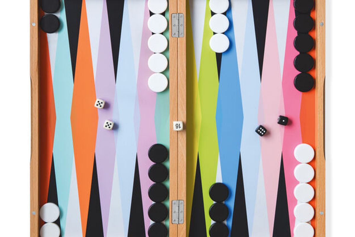 moma design store colorful backgammon set