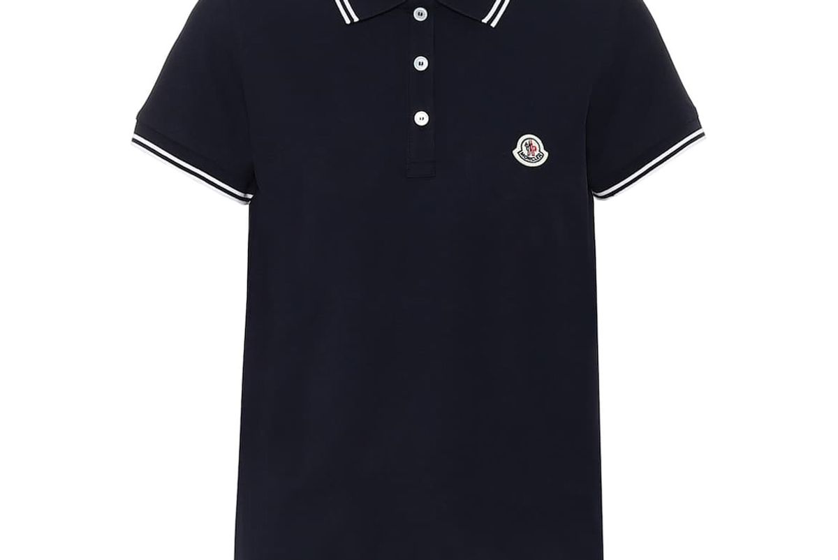 moncler cotton polo shirt