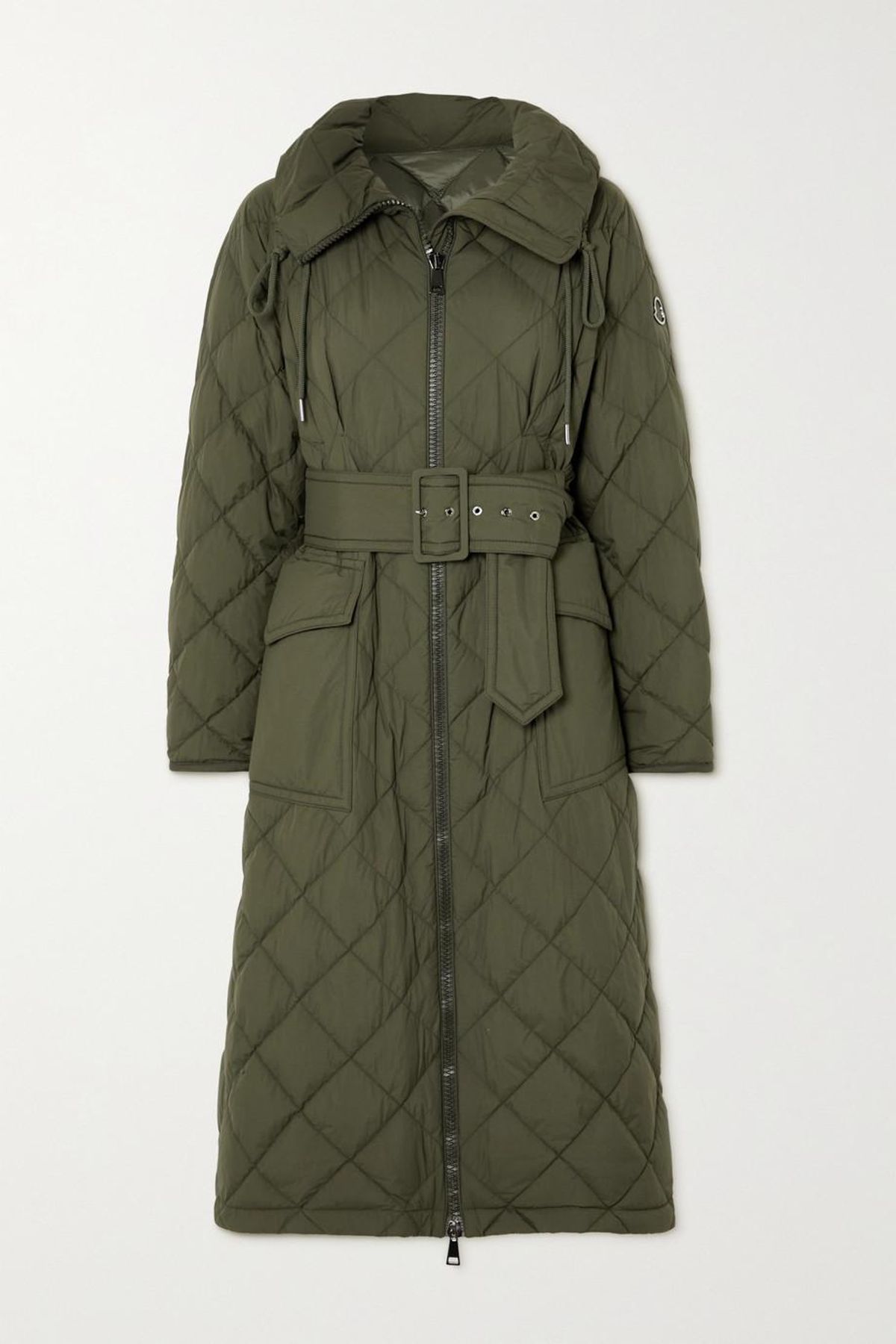 Moncler Quilted Shell Down Coat