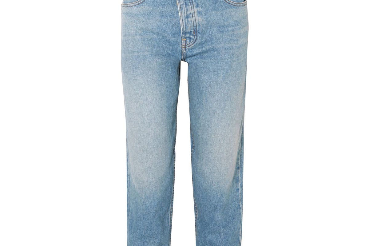 monse dad deconstructed zip embellished slim boyfriend jeans