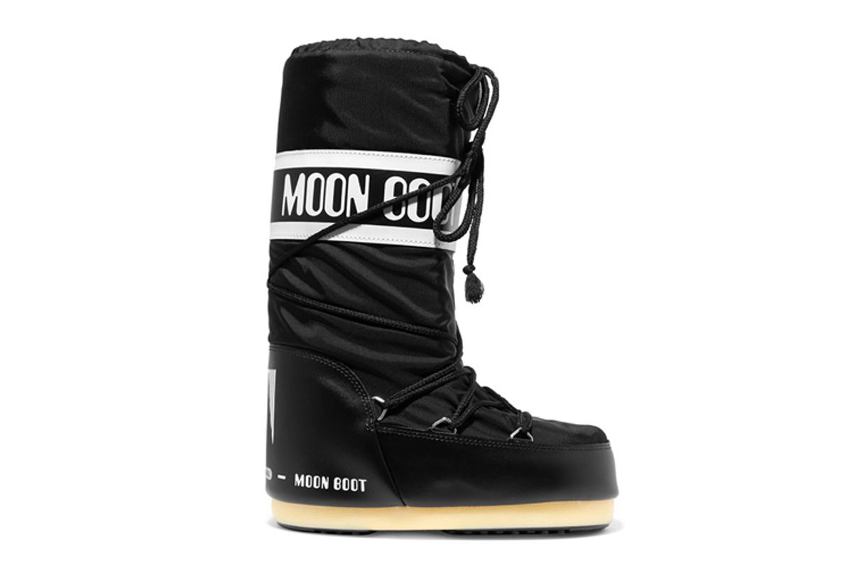 moon boot shell pique and faux leather snow boots