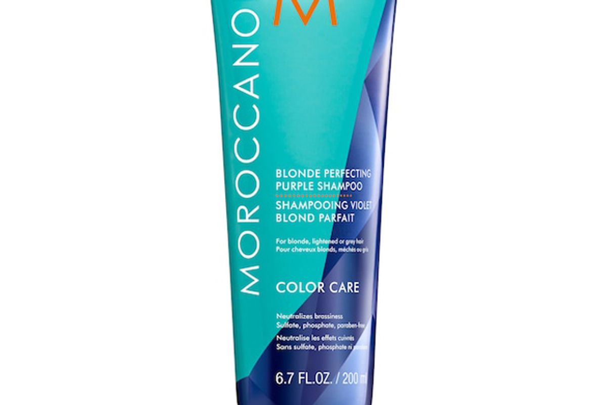 moroccanoil blonde perfecting purple shampoo