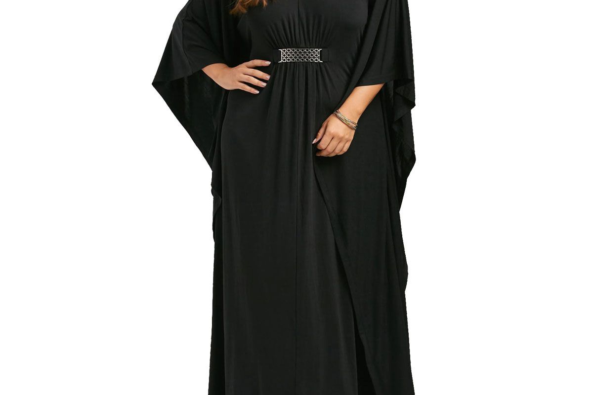 Plus Size Kaftan Maxi Dress