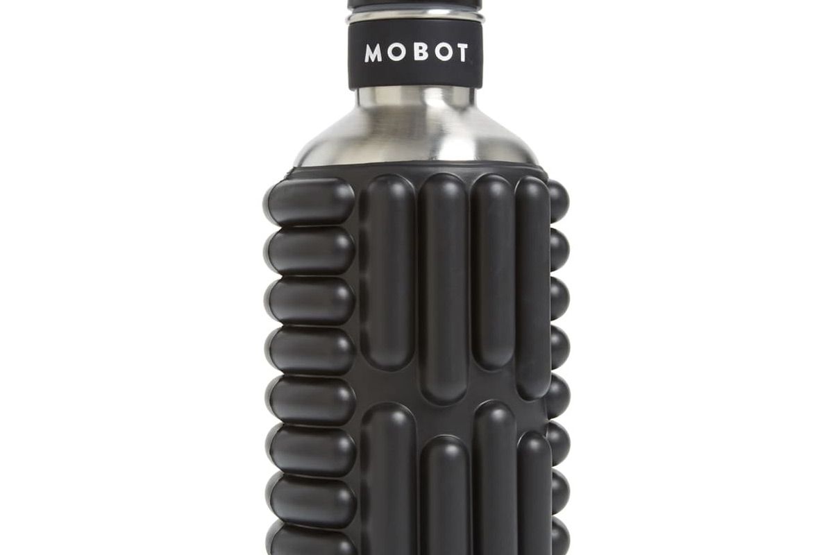 motbot black foam roller water bottle big bertha 40 oz