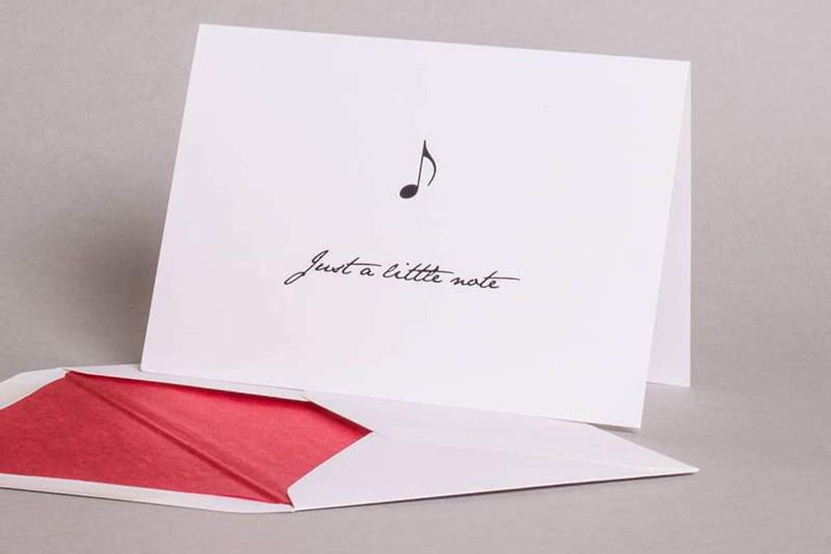 mount street printers just a little note correspondence cards