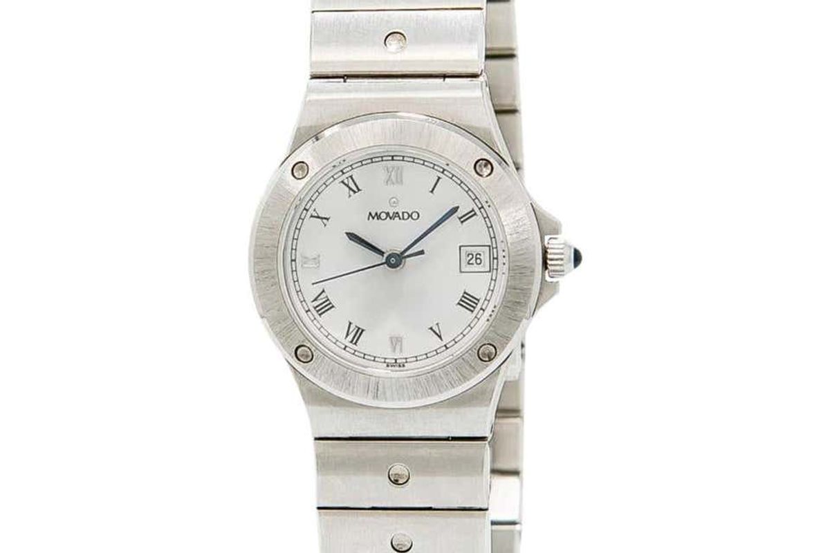 movado vintage 3989469 white dial