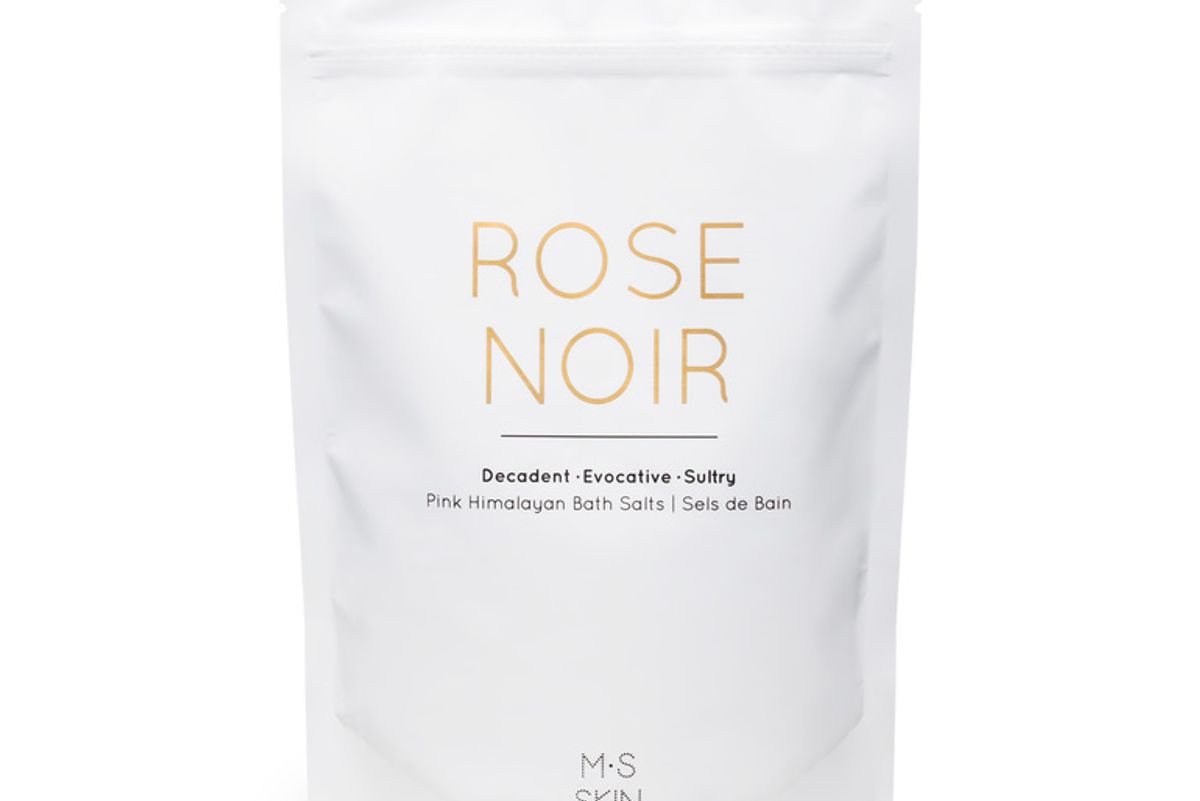 ms skincare rose noir pink himalayan bath salts