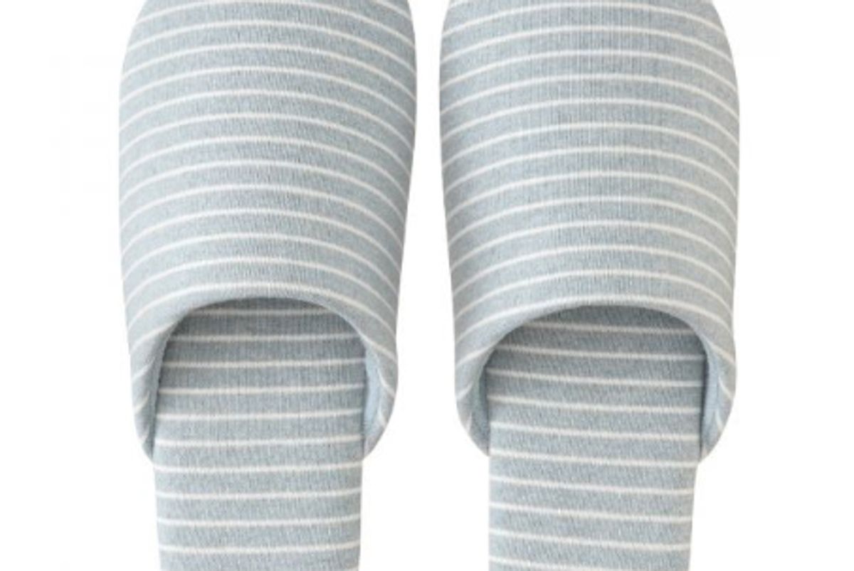 muji cotton jersey soft slippers