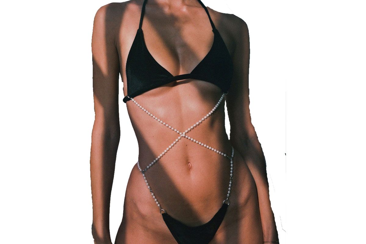 my bff swim the paulette pearl one piece set