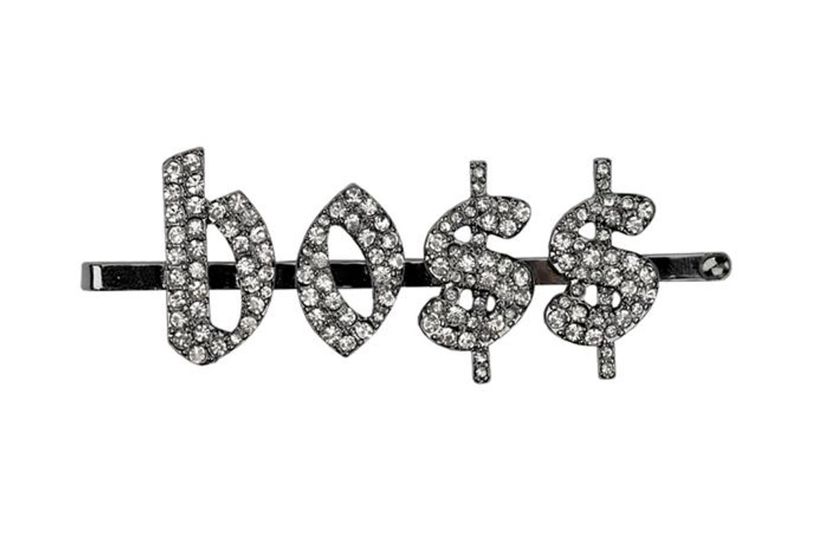 my kitsch boss rhinestone bobby pin