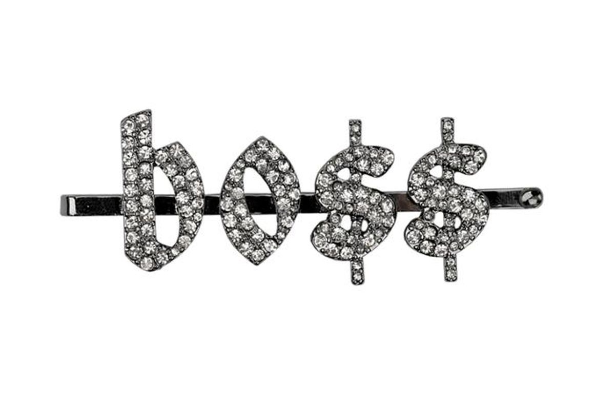 my kitsch boss rhinestone bobby pin