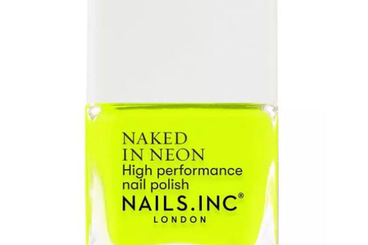 nails inc naked in neon nail polish