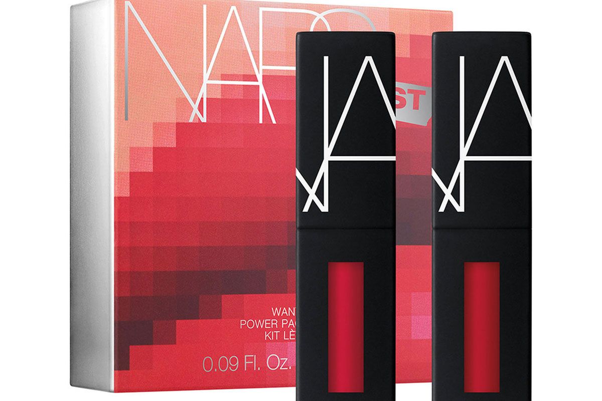 nars narsissist wanted power pack lip kit in hot red