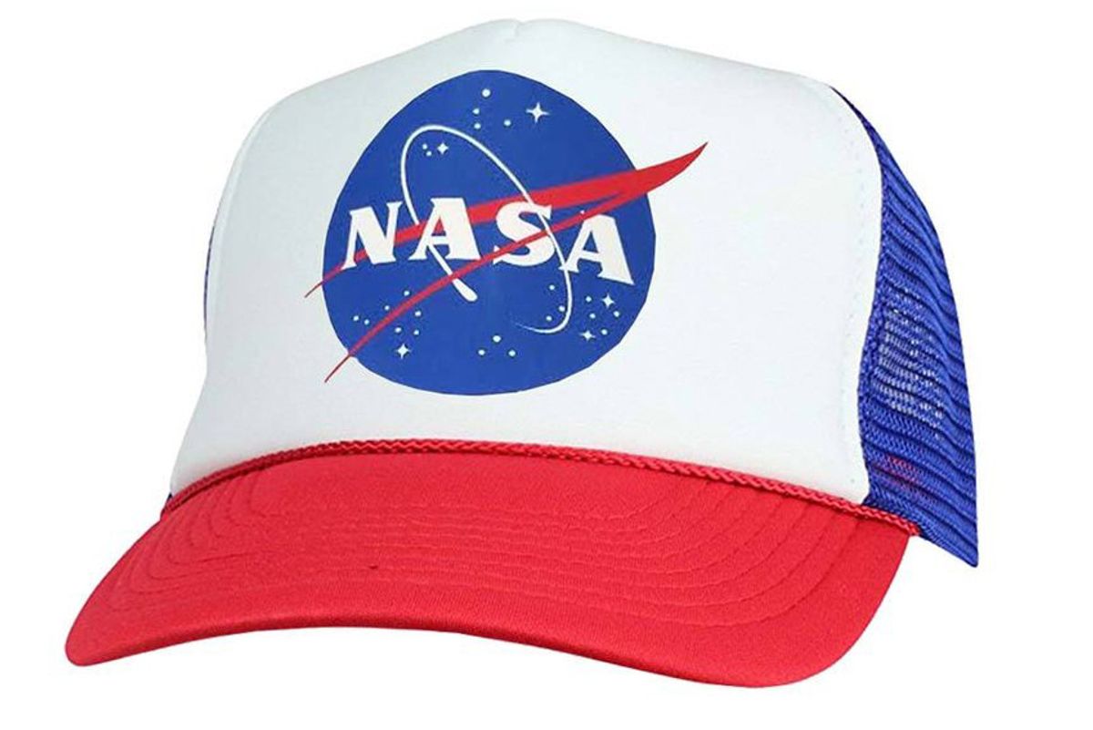 nasa insignia trucker hat