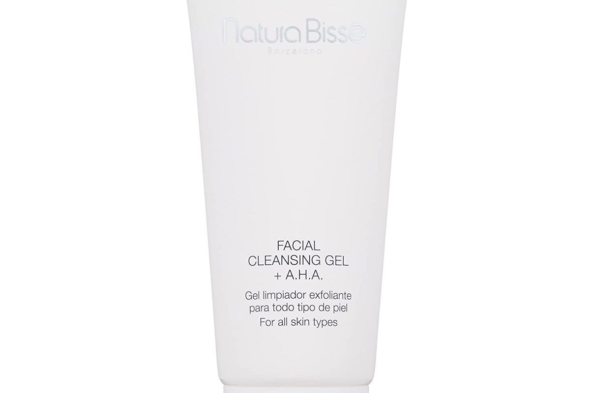 natura bisse facial cleansing gel aha