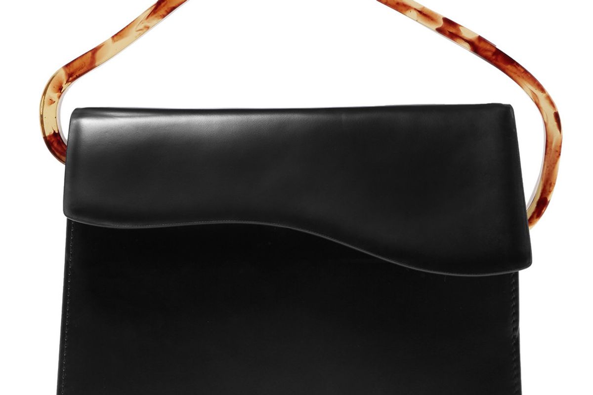 naturae sacra aiges resin and leather tote
