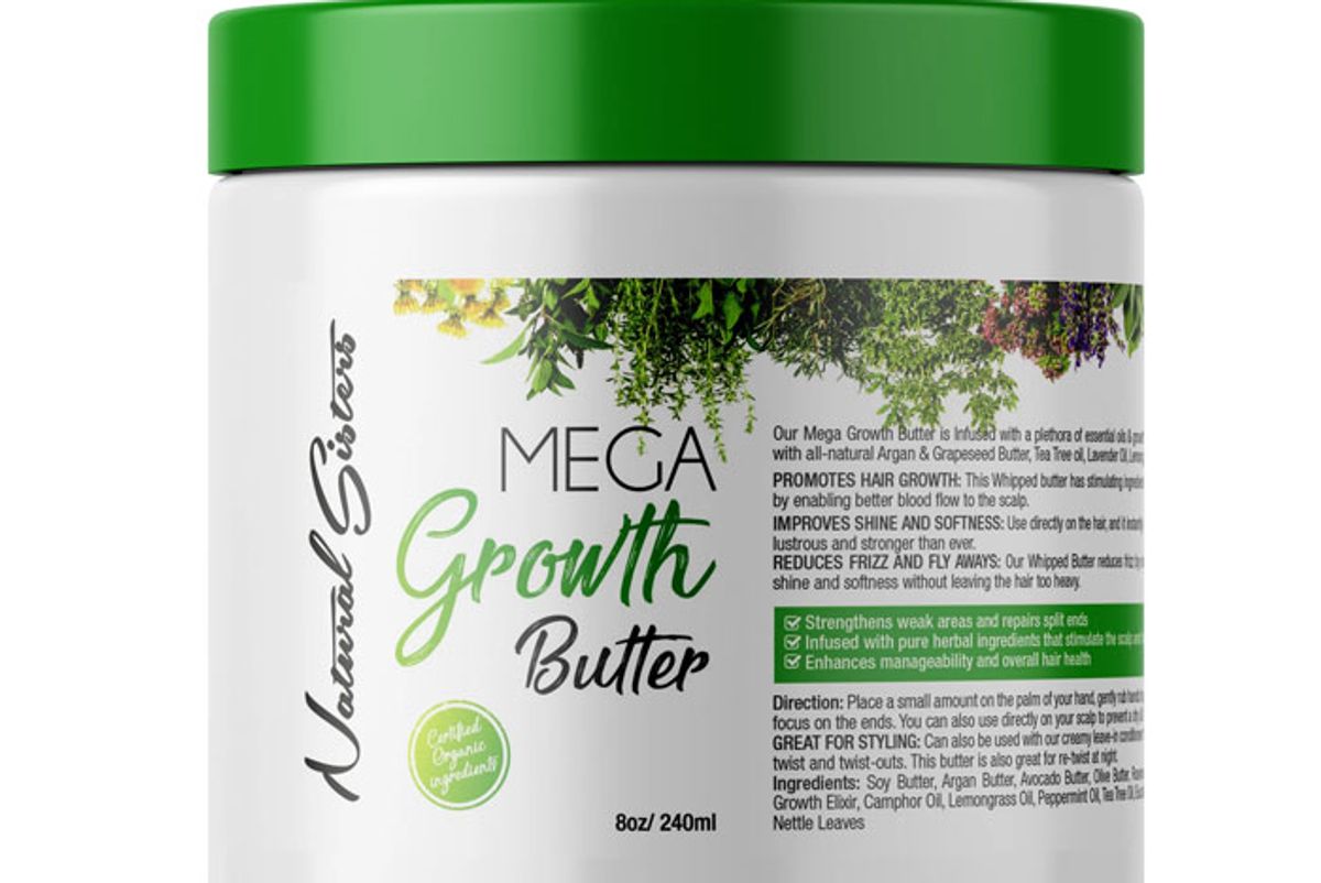 natural sisters products mega growth butter