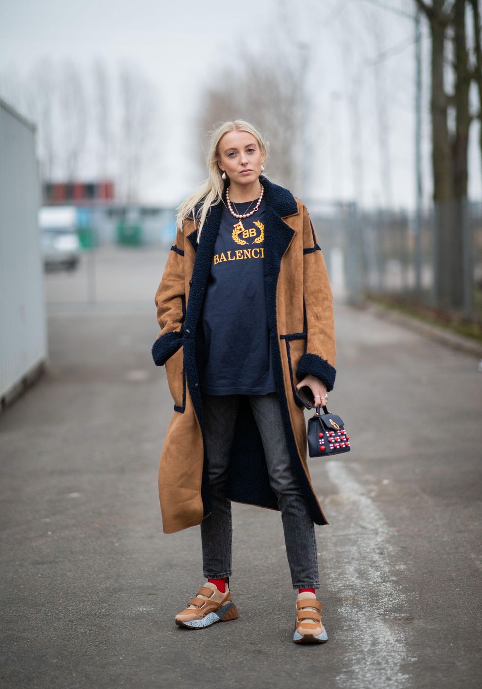 navy and black outfits