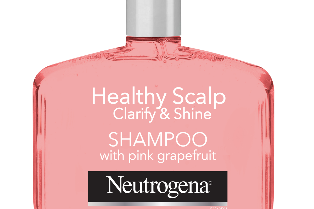 neutrogena exfoliating shampoo for oily hair and scalp with pink grapefruit healthy scalp clarify and shine sulfate free surfactants color safe