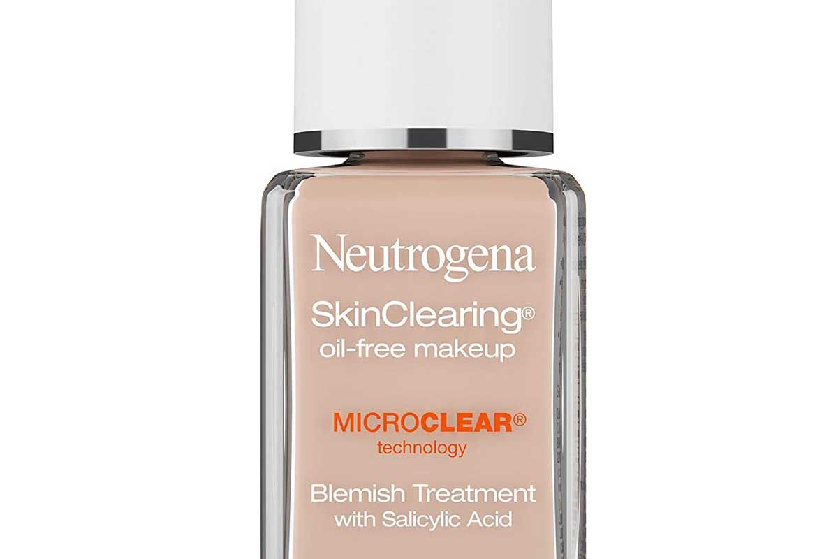 neutrogena skinclearing oil free acne and blemish fighting liquid foundation with salicylic acid acne medicine