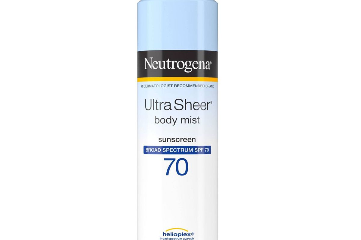 neutrogena ultra sheer lightweight sunscreen spray spf 70