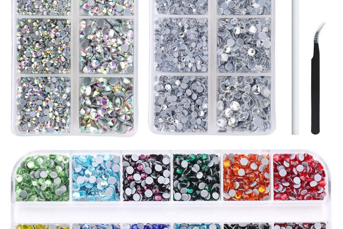 nibiru 6000pcs hotfix rhinestone flat back gemstone crystal set