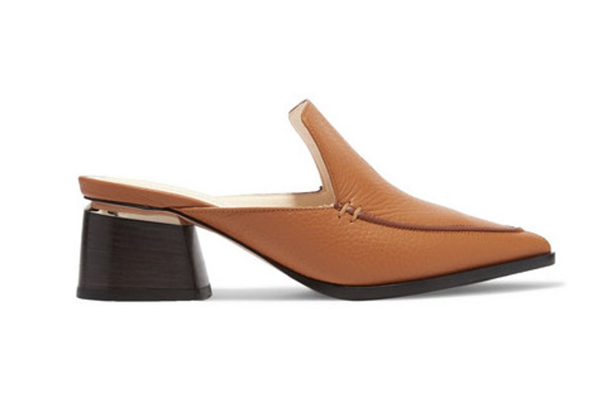 nicholas kirkwood beya textured leather mules