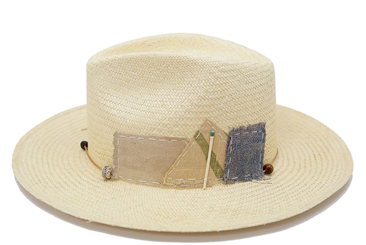 nick fouquet sand dollar straw fedora hat