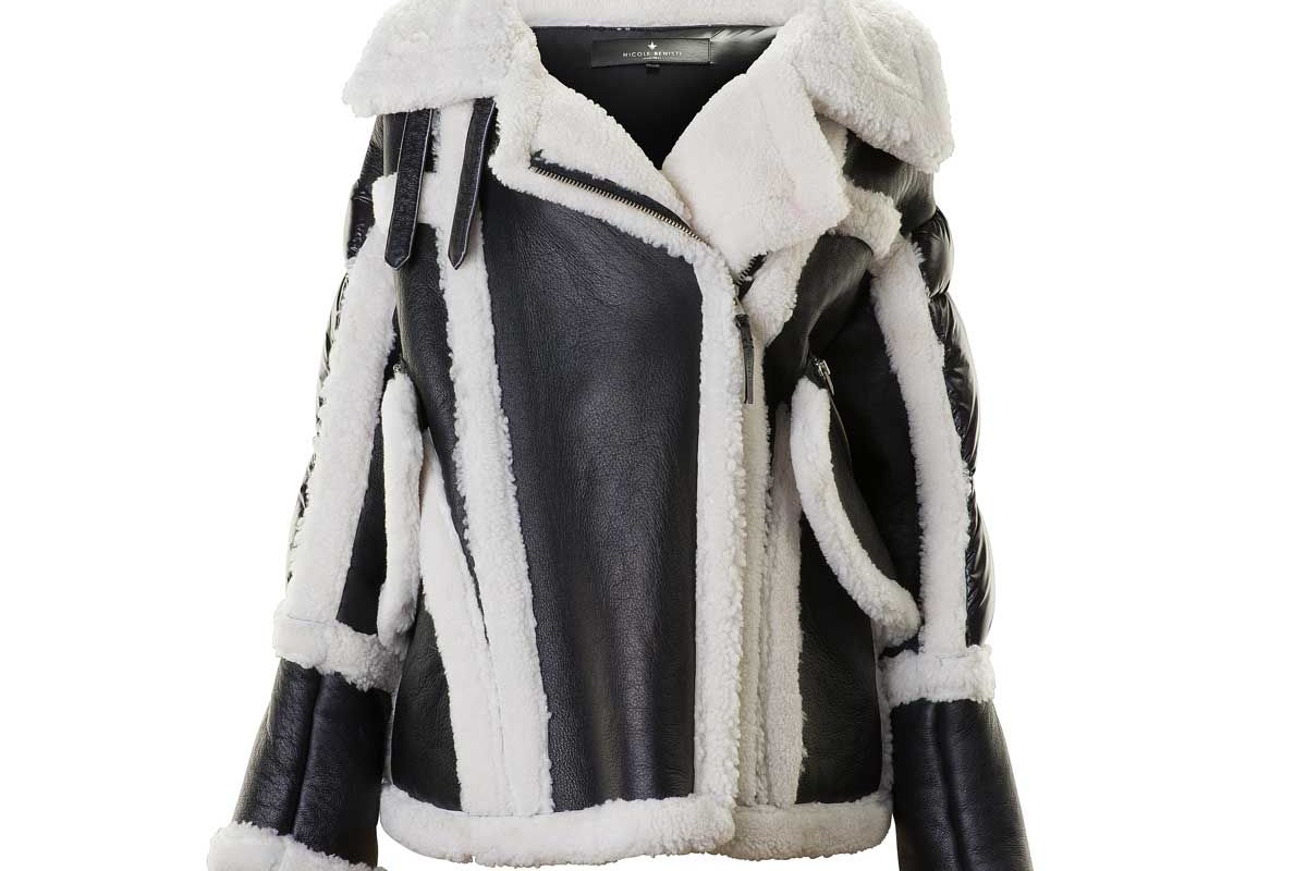 nicole benisti montaigne sherling puffer jacket