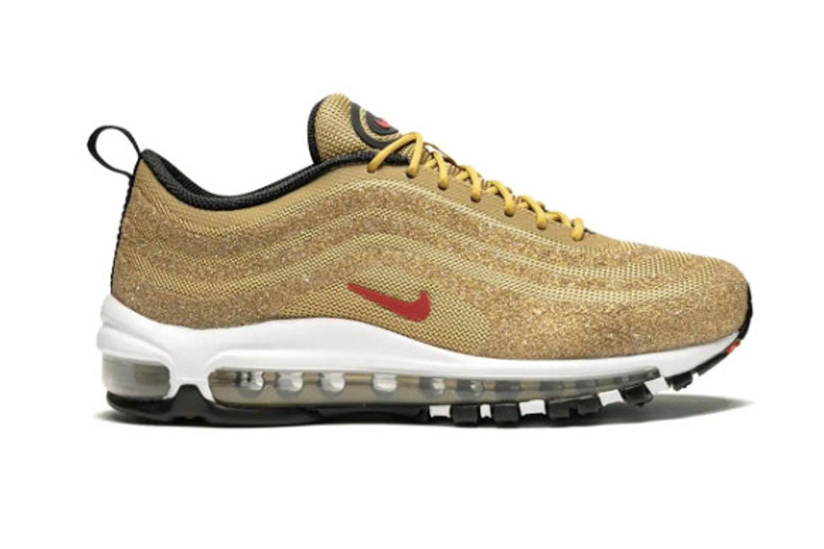 nike air max 97 gold swarovski crystal