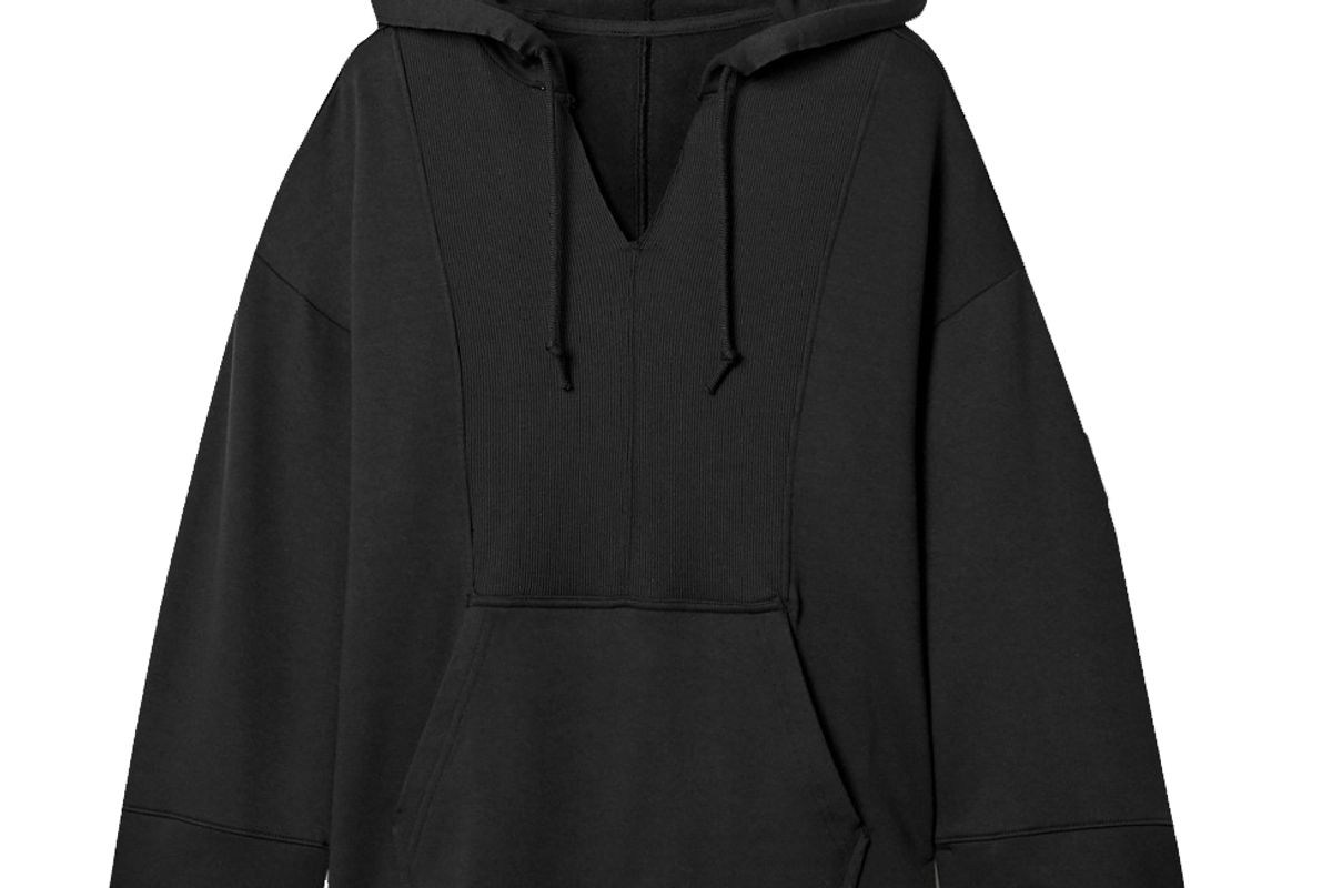nike yoga luxe stretch jersey hoodie