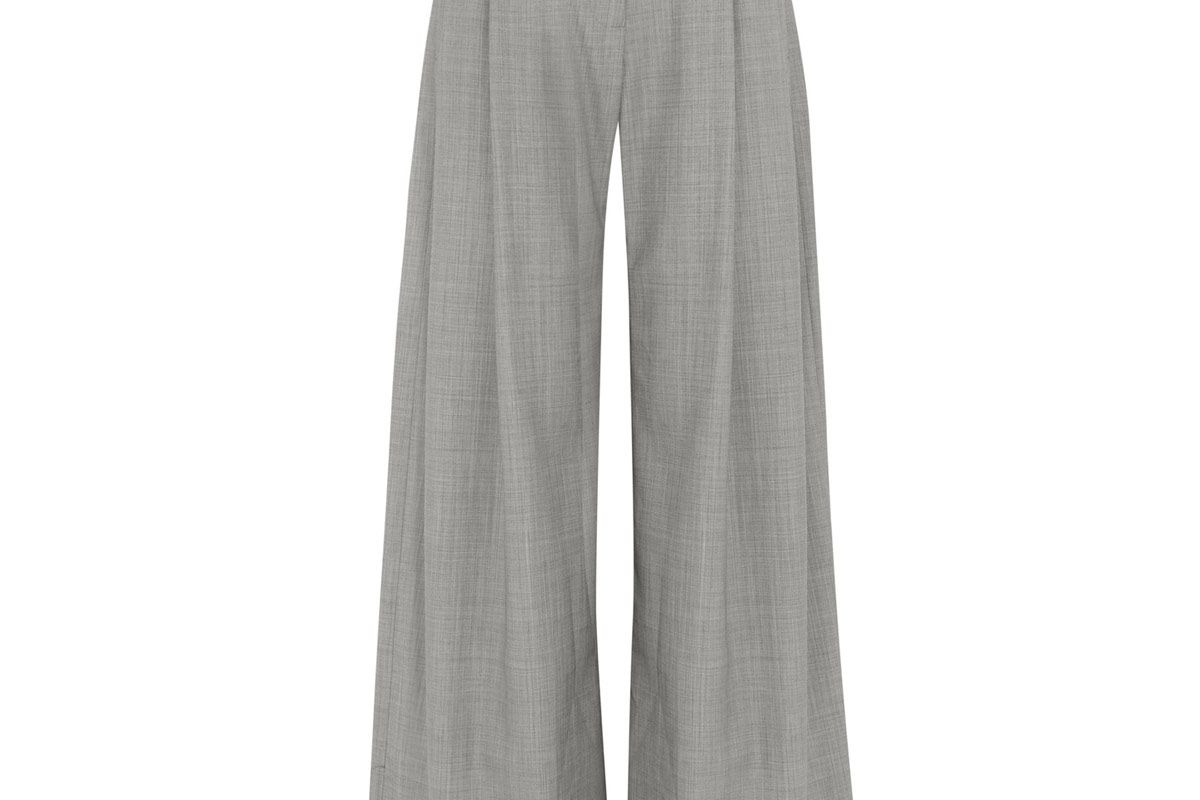 Inez Wool Wide-Leg Pants