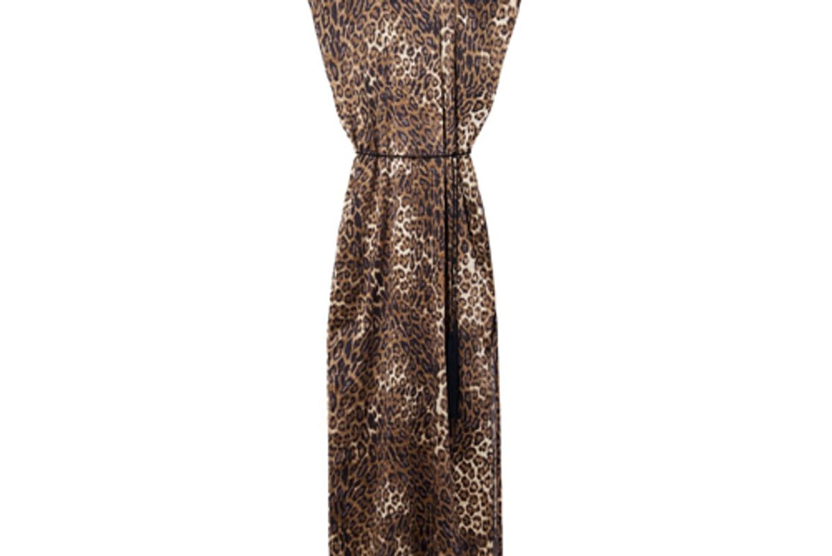 nili lotan lillian dress leopard